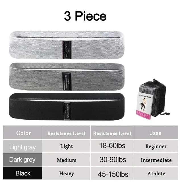 3 Piece Resistance Band Set